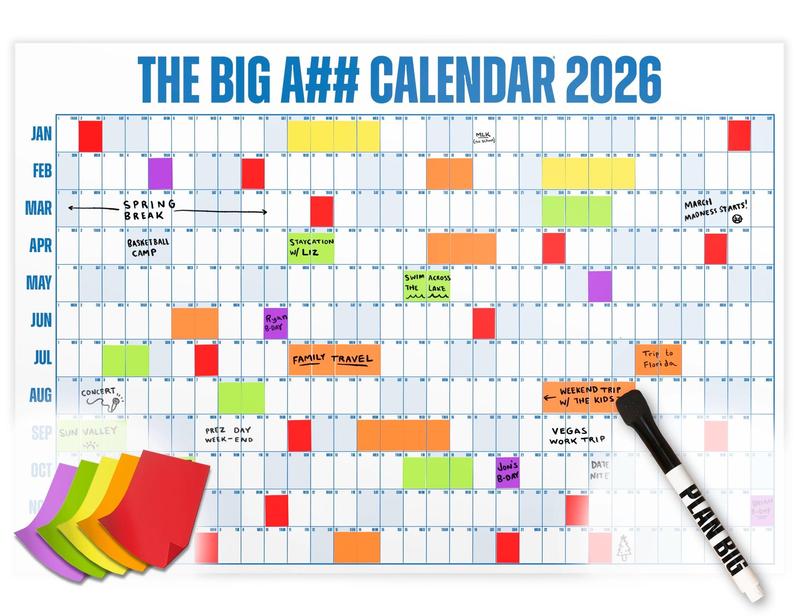 The Big A 2026 Calendar